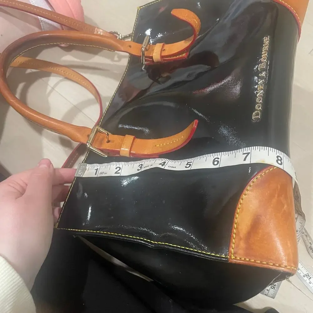 Dooney & Bourke patent leather satchel